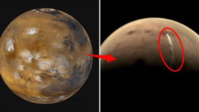 火星上噴出1500公里長的白煙，那是「火星人」在生火嗎？