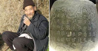 1948年蔣介石去往臺灣時，因飛機超重拋下的十塊石頭，老人撿到前去鑒寶，專家：這是鎮國之寶